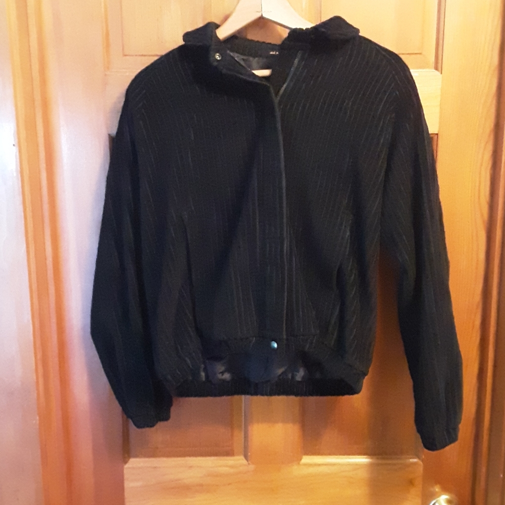 Jacket Sanyo black corduroy